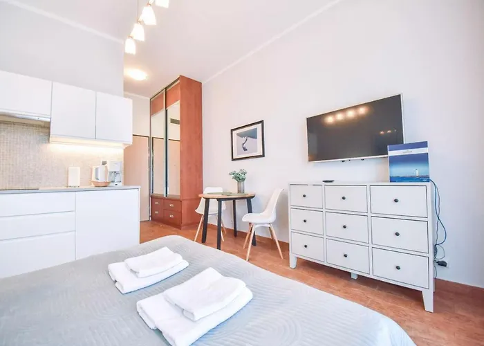 Z Parkingiem I Tarasem Przy Promenadzie, Mit Privatem Parkplatz Und Terrasse An Der Promenade *