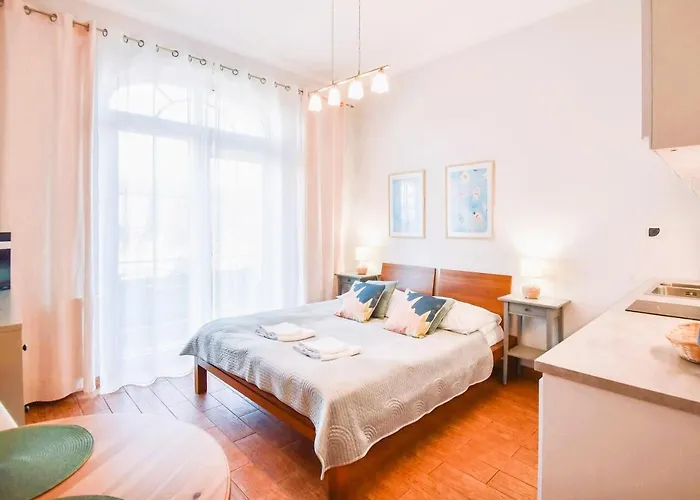 Z Parkingiem I Tarasem Przy Promenadzie, Mit Privatem Parkplatz Und Terrasse An Der Promenade Διαμέρισμα